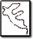 Rosary Beads With M-16 Bullet